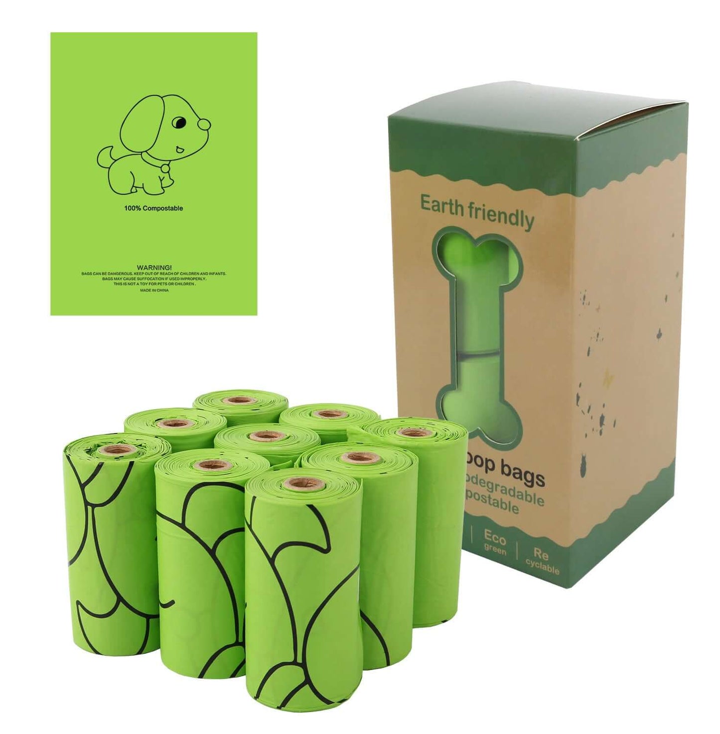 Compostable Poo Bags | Green Poo Bags | The Dapper Dog Club